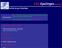 Tablet Screenshot of fsg-epalinges.ch